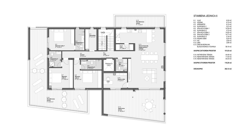 Wohnung, 262 m2, Verkauf, Vodice