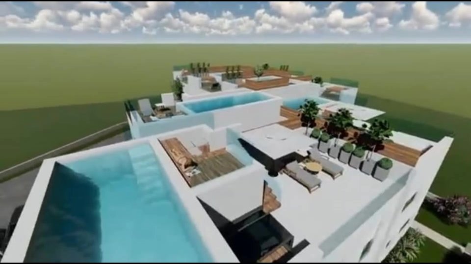 Exquisites Stadthaus-Projekt mit Pool auf der Dachterrasse