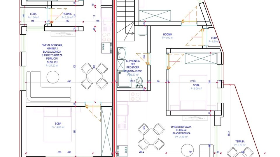 Wohnung, 70 m2, Verkauf, Vodice